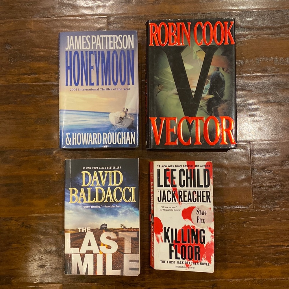 4 Book Bundle Contemporary Thrillers by Bestselling Authors